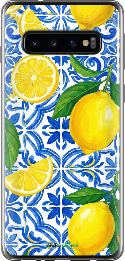 Силиконовый чехол Grocery Girl Italian Summer для Samsung Galaxy S10 - 6766u-1640 изображение 