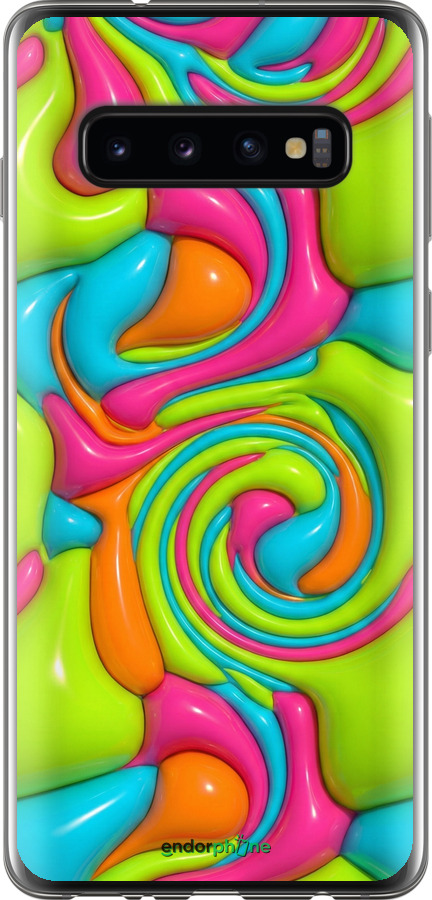 Силіконовий чехол Y2K Jelly Dream для Samsung Galaxy S10 - 6780u-1640 изображение 