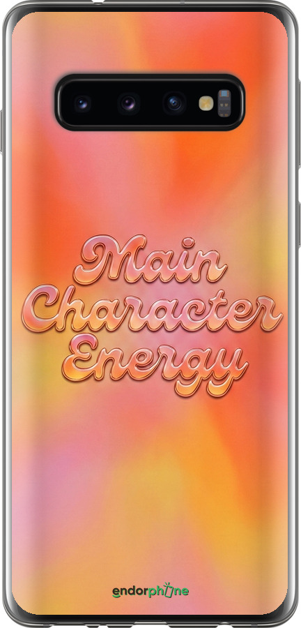2D пластиковый чехол Aura Gradient Main Character Energy Aesthetic Y2K для Samsung Galaxy S10 - 6783t-1640 изображение 