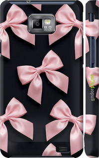 3D пластиковий глянцевий чехол Coquette Ribbons Dark Coquette для Samsung Galaxy S2 i9100 - 6767c-14 изображение 