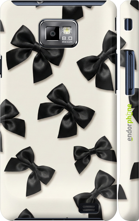 3D пластиковий матовий чехол Dark Coquette для Samsung Galaxy S2 i9100 - 6765m-14 изображение 