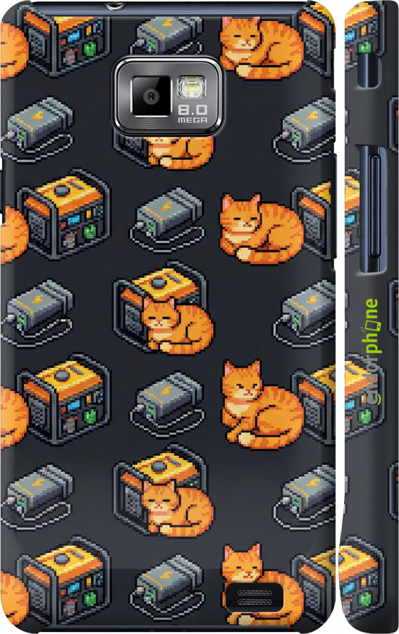 3D пластиковый глянцевый чехол Autonomous Zone для Samsung Galaxy S2 i9100 - 6771c-14 изображение 