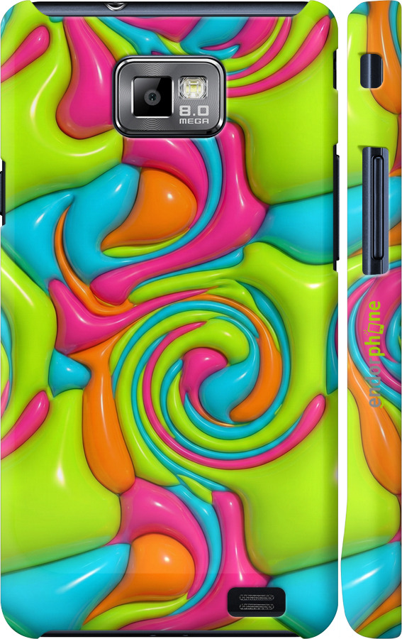 3D пластиковый глянцевый чехол Y2K Jelly Dream для Samsung Galaxy S2 i9100 - 6780c-14 изображение 