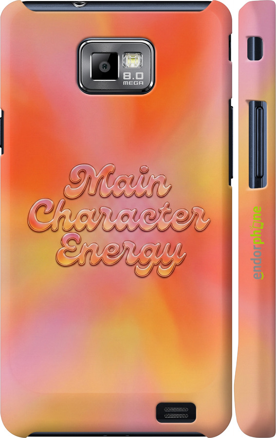 3D пластиковый глянцевый чехол Aura Gradient Main Character Energy Aesthetic Y2K для Samsung Galaxy S2 i9100 - 6783c-14 изображение 