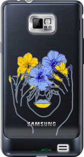 Силіконовий чехол Дівчина v4 для Samsung Galaxy S2 i9100 - 5276u-14 изображение 