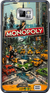 Силиконовый чехол Городской драйв Monopoly для Samsung Galaxy S2 i9100 - 6088u-14 изображение 