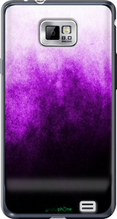 Силиконовый чехол Абстрактная композиция в фиолетовых тонах для Samsung Galaxy S2 i9100 - 6478u-14 изображение 