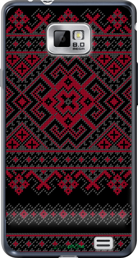 Силіконовий чехол Вишиванка 52 для Samsung Galaxy S2 i9100 - 1763u-14 изображение 