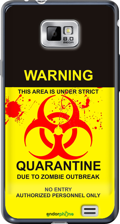Силиконовый чехол Biohazard  9 для Samsung Galaxy S2 i9100 - 4825u-14 изображение 