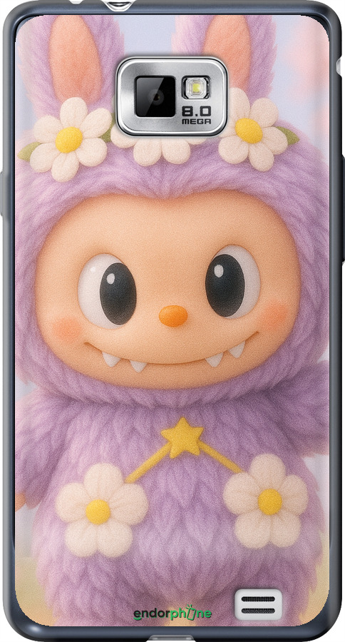 Силиконовый чехол Лабубу 1 для Samsung Galaxy S2 i9100 - 6709u-14 изображение 