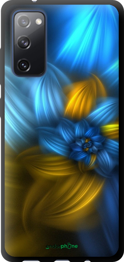 

TPU чорний чохол "Візерунок 46" для Samsung Galaxy S20 FE G780F, Синій