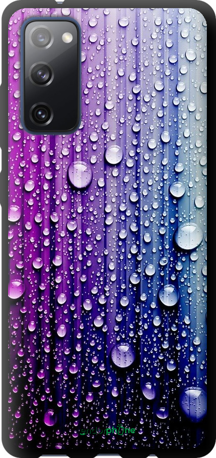 

TPU чорний чохол "Краплини води" для Samsung Galaxy S20 FE G780F, Синій