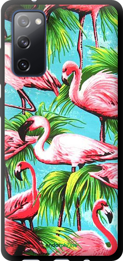TPU чехол Tropical background для Samsung Galaxy S20 FE G780F - 4016b-2075 изображение 