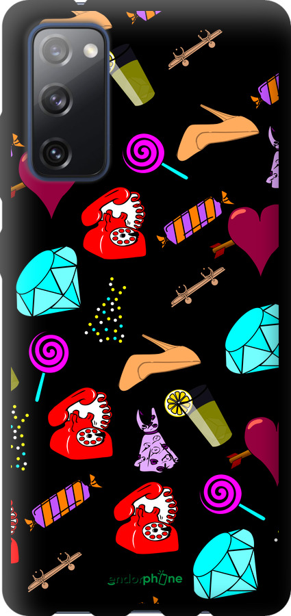 TPU чехол stickers для Samsung Galaxy S20 FE G780F - 4757b-2075 изображение 