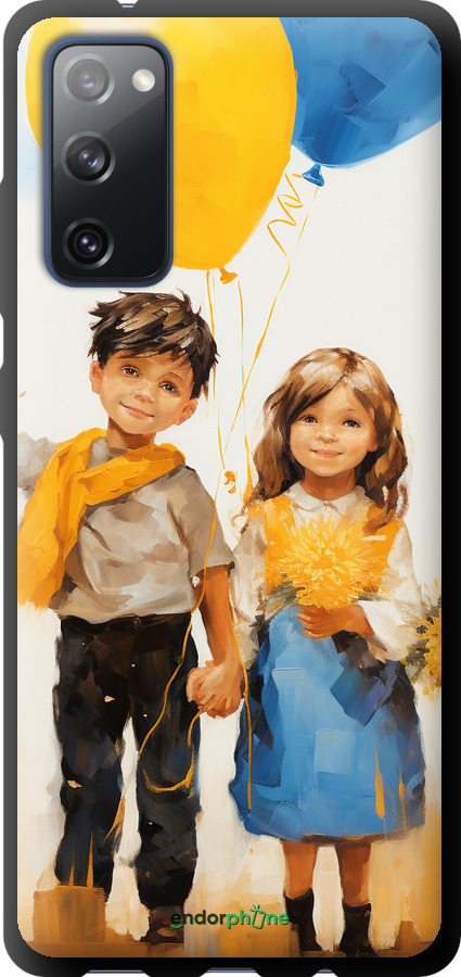 TPU чехол Діти з кульками для Samsung Galaxy S20 FE G780F - 5659b-2075 изображение 