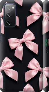 3D пластиковый матовый чехол 'Coquette Ribbons Dark Coquette' для Samsung Galaxy S20 FE G780F изображение 1