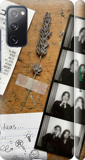 3D пластиковый матовый чехол 'Aesthetic Scrapbook Collage' для Samsung Galaxy S20 FE G780F изображение 13