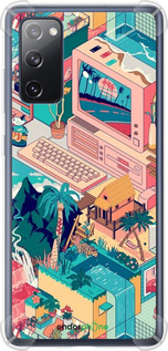 Силикон с усиленными углами чехол № 5393 для Samsung Galaxy S20 FE G780F - 5393sp-2075 изображение 