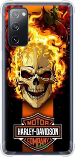Силикон с усиленными углами чехол Харлей девидсон для Samsung Galaxy S20 FE G780F - 6370sp-2075 изображение 