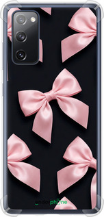 Силіконовий протиударний с посиленими кутами чехол Coquette Ribbons Dark Coquette для Samsung Galaxy S20 FE G780F - 6767sp-2075 изображение 
