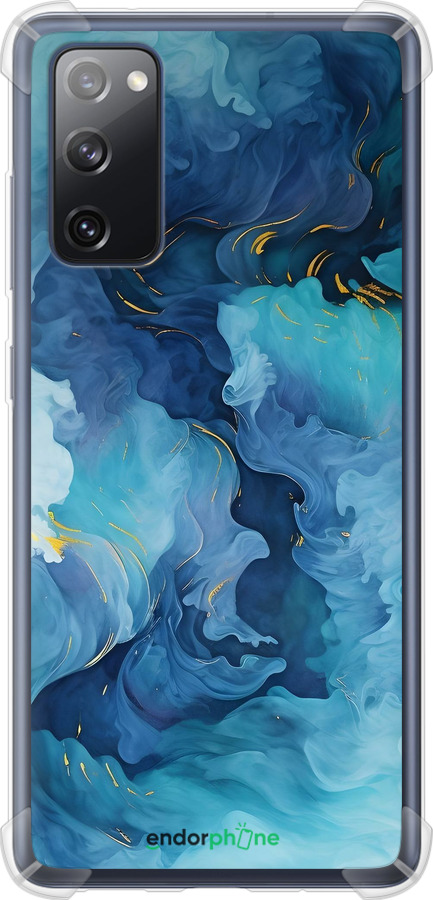 Силикон с усиленными углами чехол Акварель для Samsung Galaxy S20 FE G780F - 6320sp-2075 изображение 