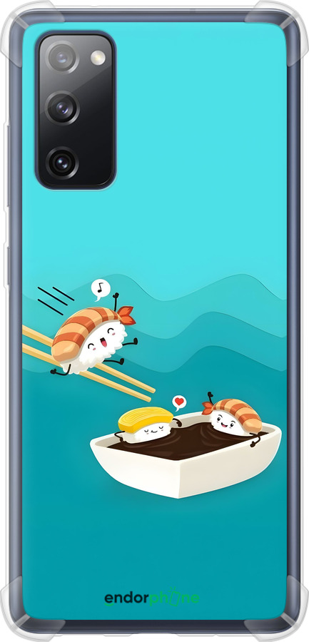 Силикон с усиленными углами чехол Суши для Samsung Galaxy S20 FE G780F - 6354sp-2075 изображение 