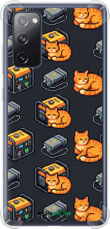 Силикон с усиленными углами чехол Autonomous Zone для Samsung Galaxy S20 FE G780F - 6771sp-2075 изображение 