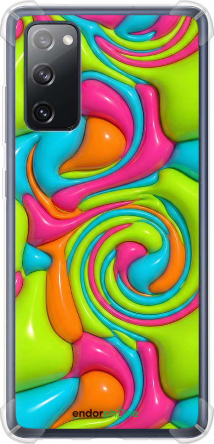 Силикон с усиленными углами чехол Y2K Jelly Dream для Samsung Galaxy S20 FE G780F - 6780sp-2075 изображение 