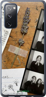 Силиконовый чехол Aesthetic Scrapbook Collage для Samsung Galaxy S20 FE G780F - 6773u-2075 изображение 