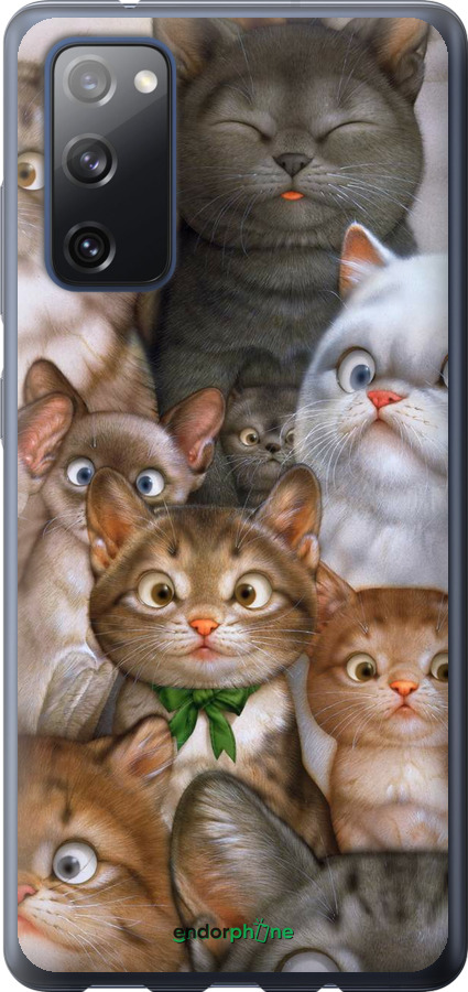 

2D пластиковий чохол "Коти" для Samsung Galaxy S20 FE G780F