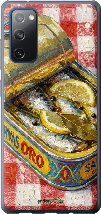 2D пластиковый чехол Vintage Sardine Tin Phone для Samsung Galaxy S20 FE G780F - 6772t-2075 изображение 