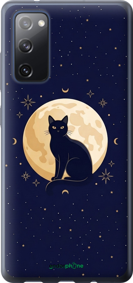 Силиконовый чехол Cute Cat Celestial/Witchy для Samsung Galaxy S20 FE G780F - 6787u-2075 изображение 