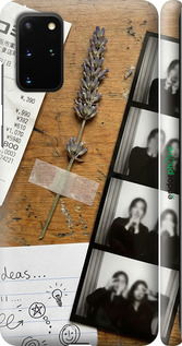 3D пластиковый матовый чехол Aesthetic Scrapbook Collage для Samsung Galaxy S20 Plus - 6773m-1822 изображение 