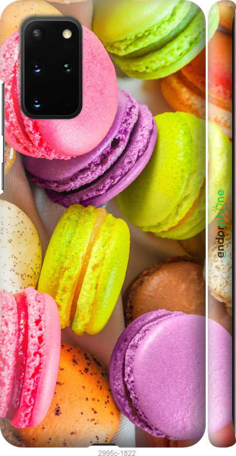 

3D-muovi matta cover "Makaroonit" for Samsung Galaxy S20 Plus, Keltainen