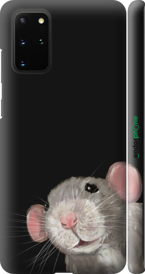 3D пластиковый матовый чехол The Peeking Rat для Samsung Galaxy S20 Plus - 6442m-1822 изображение 