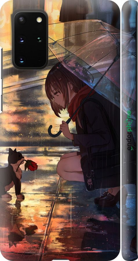 3D пластиковий матовий чехол Anime для Samsung Galaxy S20 Plus - 6609m-1822 изображение 