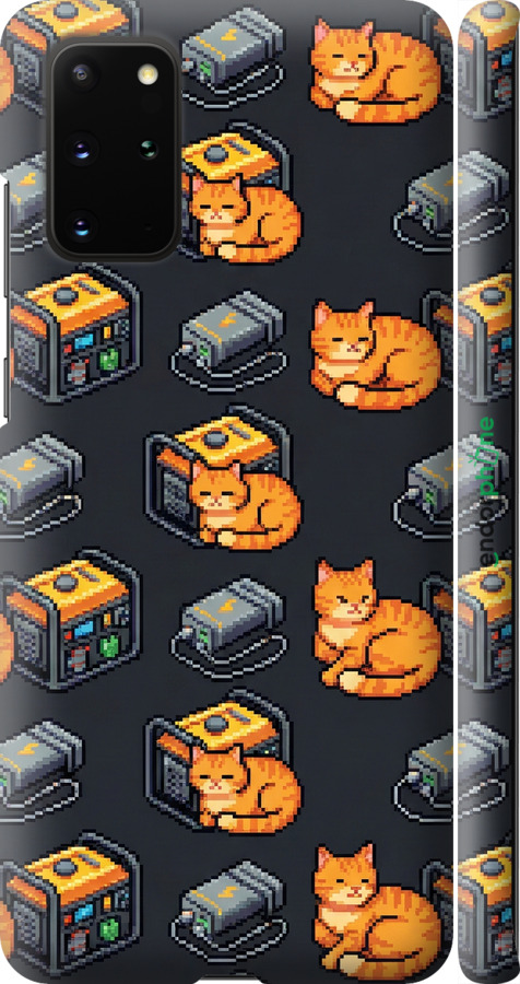 3D пластиковый матовый чехол Autonomous Zone для Samsung Galaxy S20 Plus - 6771m-1822 изображение 