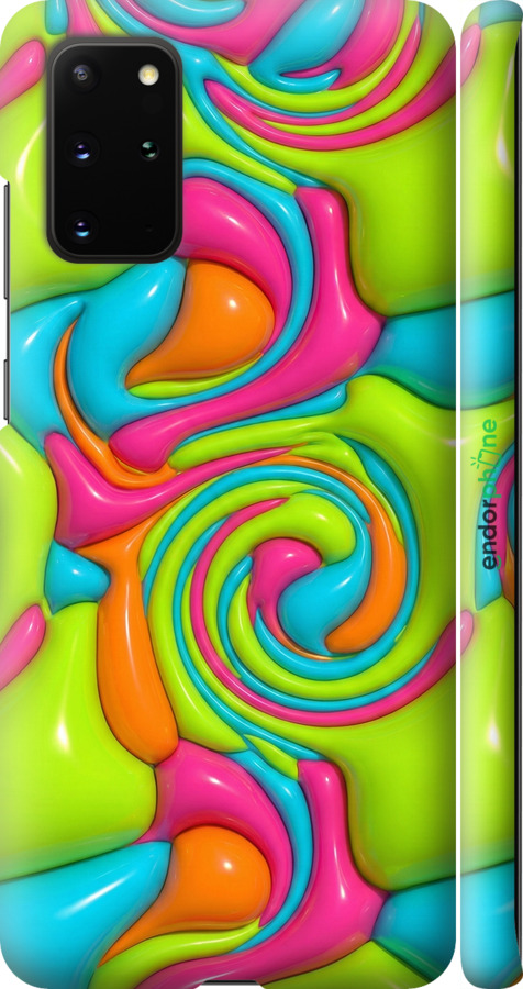3D пластиковый матовый чехол Y2K Jelly Dream для Samsung Galaxy S20 Plus - 6780m-1822 изображение 
