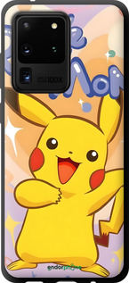 TPU чехол Пикачу для Samsung Galaxy S20 Ultra - 6383b-1831 изображение 