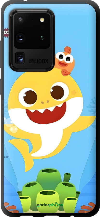TPU чехол Бейби Шарк для Samsung Galaxy S20 Ultra - 6303b-1831 изображение 