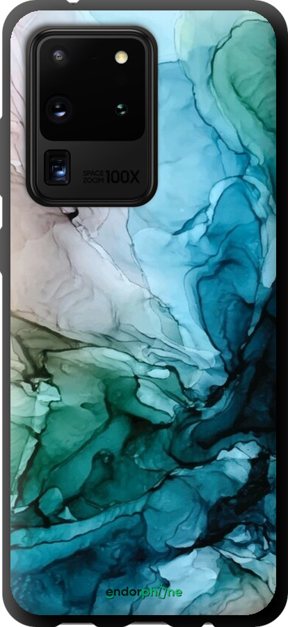 TPU чехол С красочной абстрактной картиной Соленые берега для Samsung Galaxy S20 Ultra - 6405b-1831 изображение 