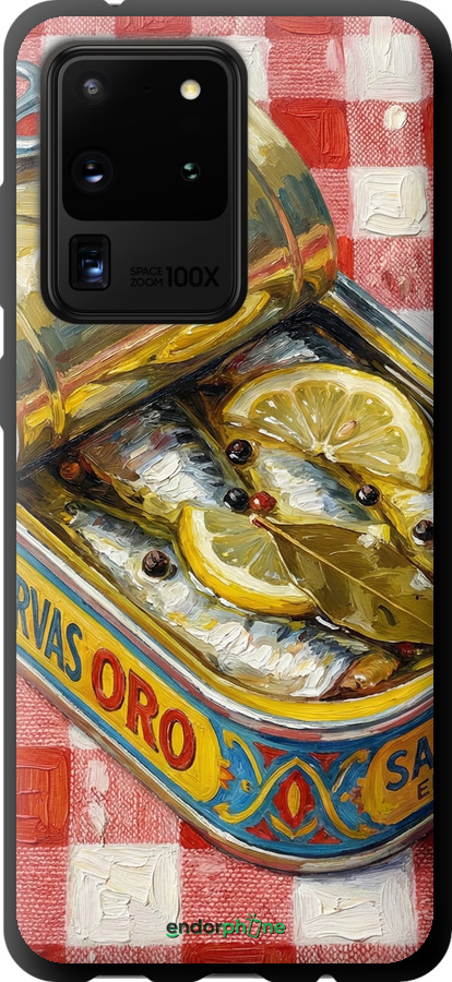 TPU чехол Vintage Sardine Tin Phone для Samsung Galaxy S20 Ultra - 6772b-1831 изображение 