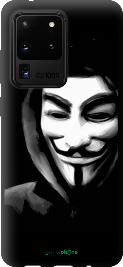 TPU чехол Анонимус для Samsung Galaxy S20 Ultra - 832b-1831 изображение 