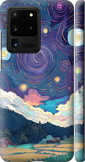 3D пластиковий матовий чехол Креативний арт для Samsung Galaxy S20 Ultra - 6322m-1831 изображение 