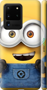 3D пластиковий матовий чехол Миньон для Samsung Galaxy S20 Ultra - 6389m-1831 изображение 