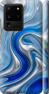 3D пластиковий матовий чехол Liquid Chrome для Samsung Galaxy S20 Ultra - 6781m-1831 изображение 