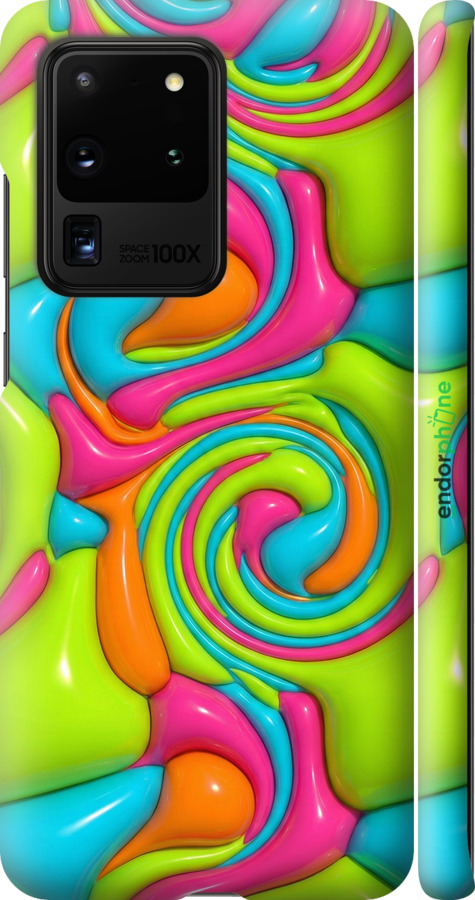 3D пластиковый матовый чехол Y2K Jelly Dream для Samsung Galaxy S20 Ultra - 6780m-1831 изображение 