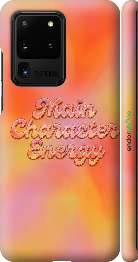 3D пластиковий матовий чехол Aura Gradient Main Character Energy Aesthetic Y2K для Samsung Galaxy S20 Ultra - 6783m-1831 изображение 