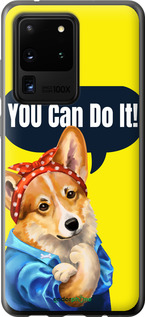 2D пластиковий чехол чехол с корги You Can Do It для Samsung Galaxy S20 Ultra - 6184t-1831 изображение 