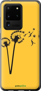 2D пластиковий чехол Мінімалізм кульбаби для Samsung Galaxy S20 Ultra - 6449t-1831 изображение 